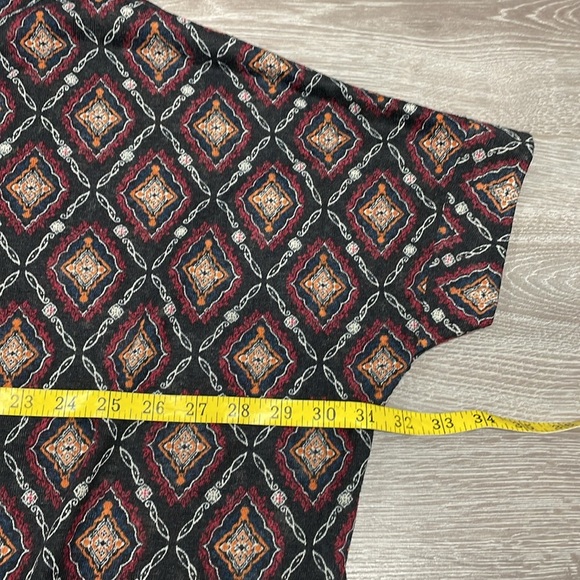 Torrid Kimono Open Front Cardigan Black Print Size 2 - Picture 9 of 16